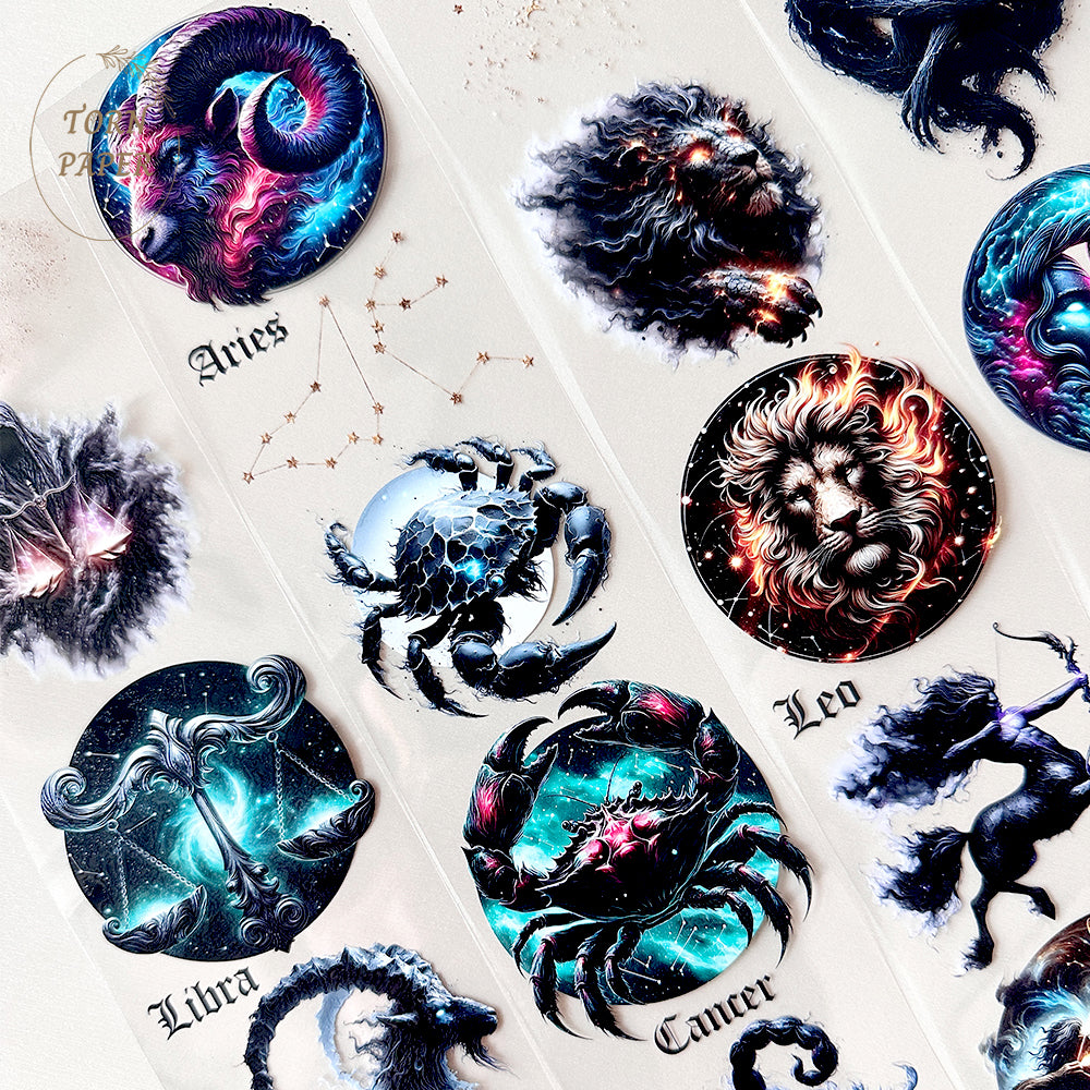 Torn Paper_ The mysterious zodiac 3D Print PET Tape 6m TPM 011[Whole]