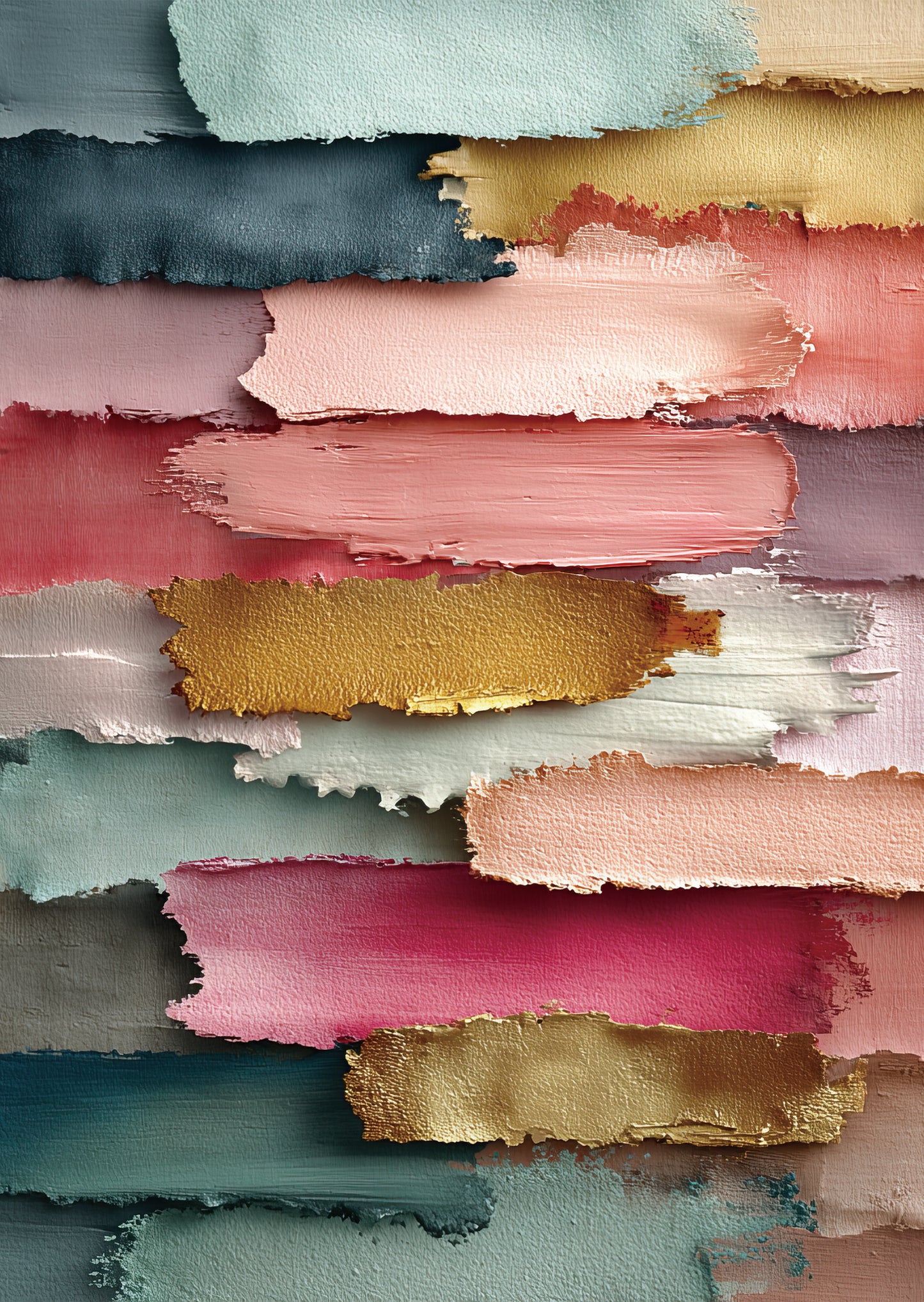 Torn Paper Scrapbooking Papers Dreamy Palette Layers TPB-004