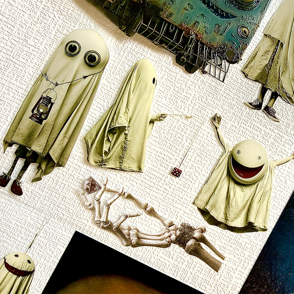 Torn Paper_ The Haunted Express 3D Print PET Tape 200cm TPM 121[1Loop]