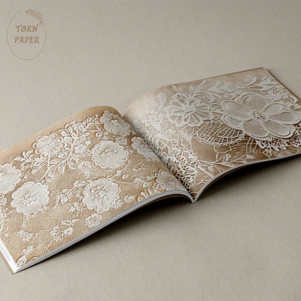 SBRC Decorative Paper Pad Beige Doilie SR 090