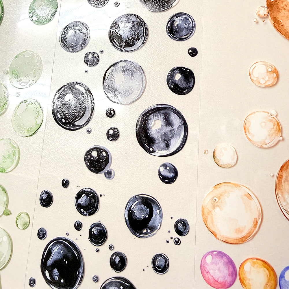 Torn Paper_ Cotton Candy Bubble 3D Print PET Tape 200cm TPM 050[1Loop]