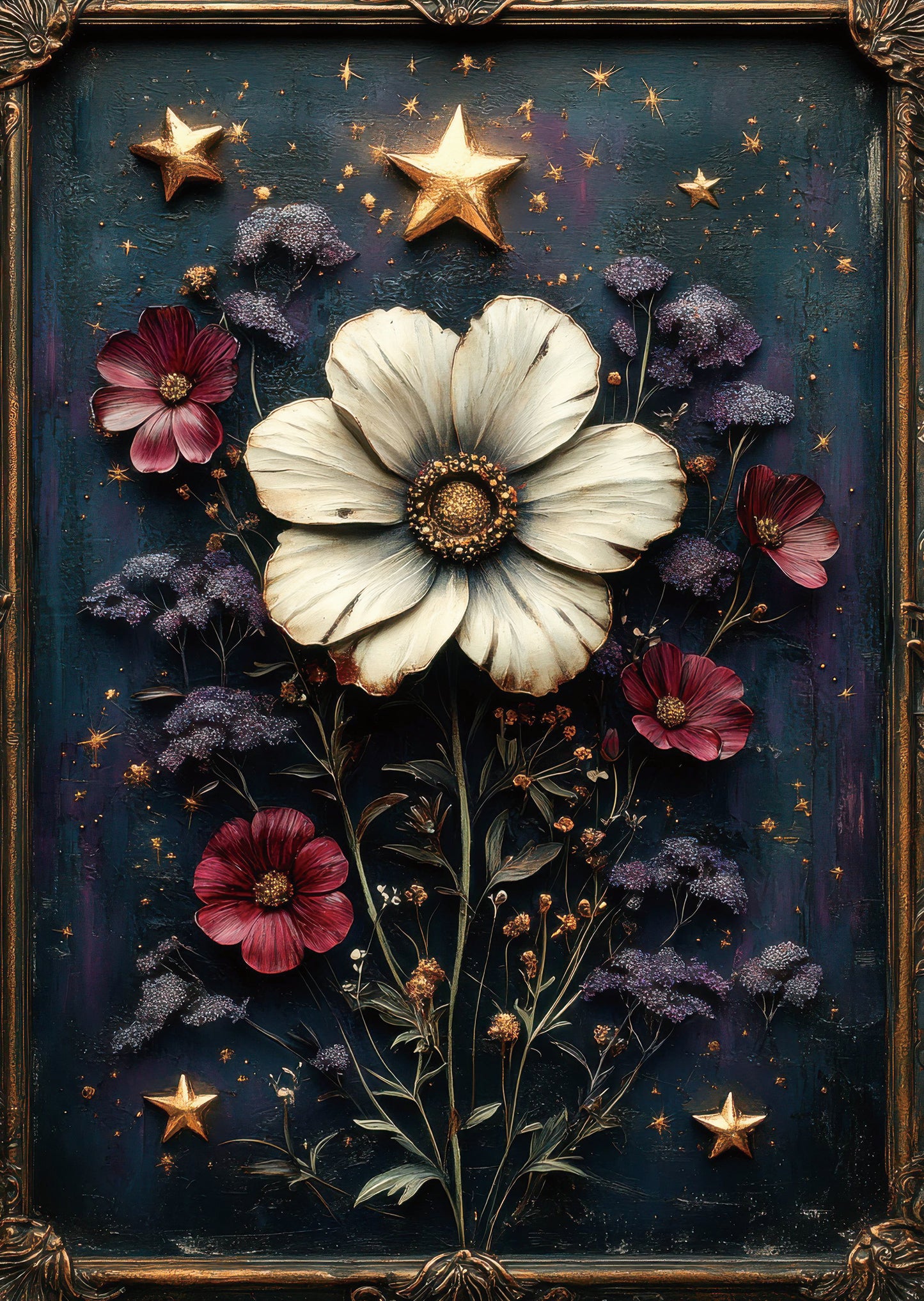 Torn Paper Scrapbooking Papers Nocturne of the Enchanted Forest TPB-008