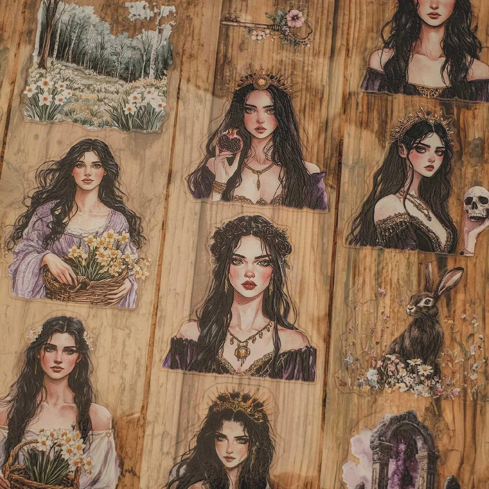 London Gifties_ Divine goddesses 3D Gloss Kiss Cut PET Tape 5m[Whole] LG 525