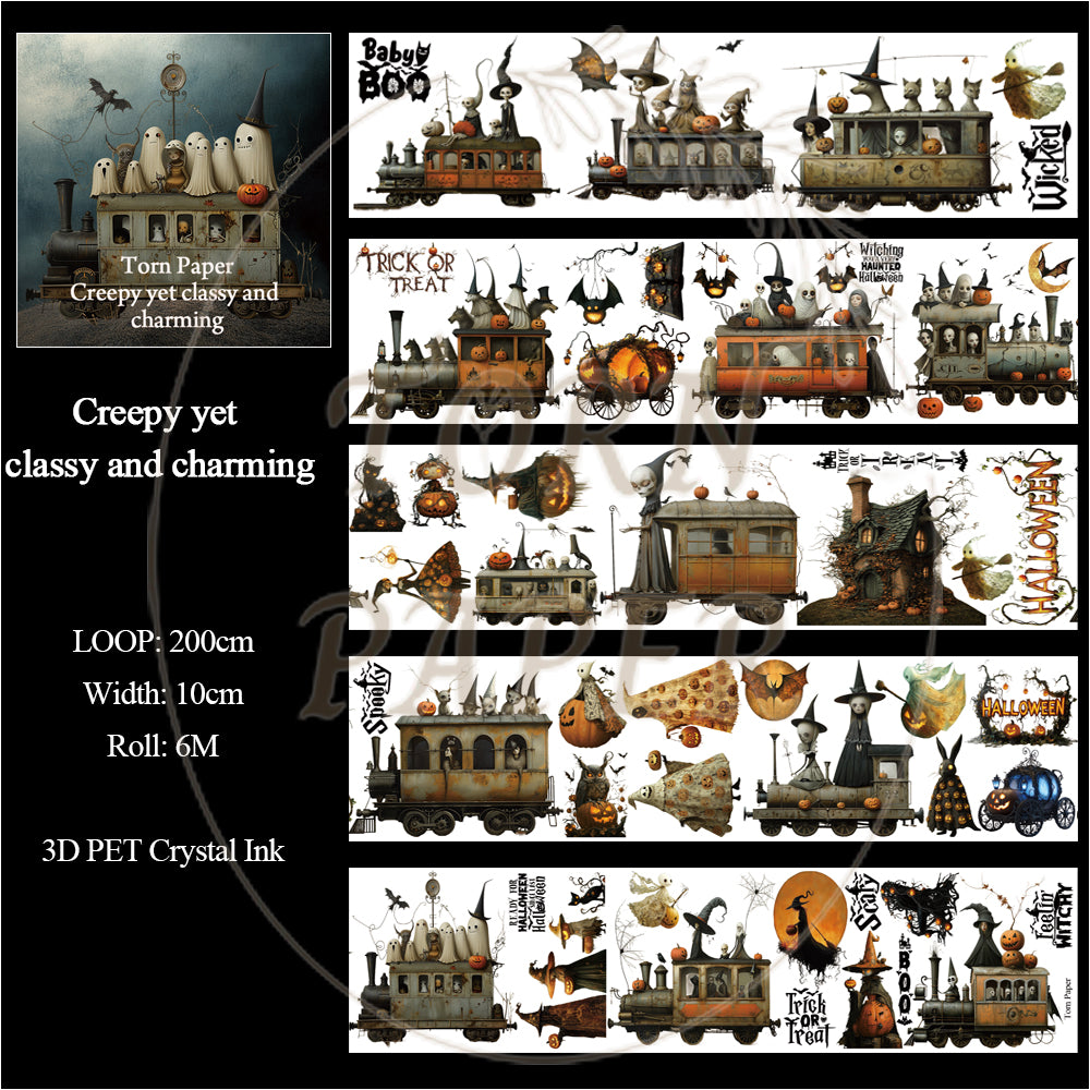 Torn Paper_ Creepy yet classy and charming 3D Print PET Tape 200cm TPM 031[1Loop]