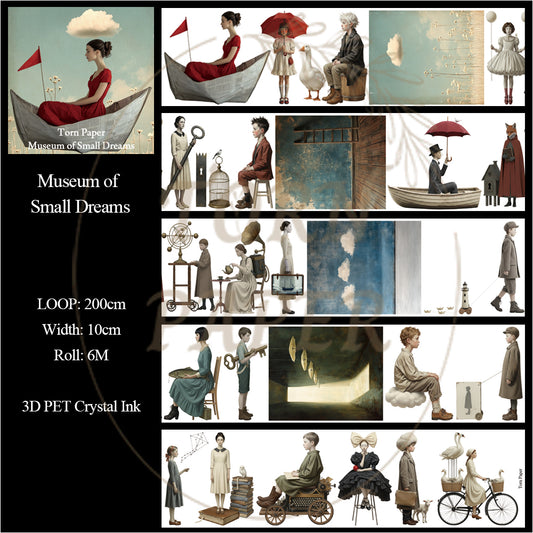 Torn Paper_ Museum of Small Dreams 3D Print PET Tape 6m TPM 066[1Loop]