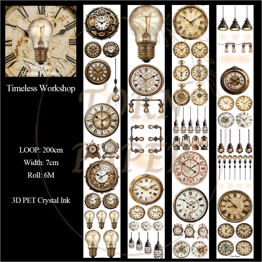 Torn Paper_ Timeless Workshop 3D Print PET Tape 6m TPM 071[Whole]