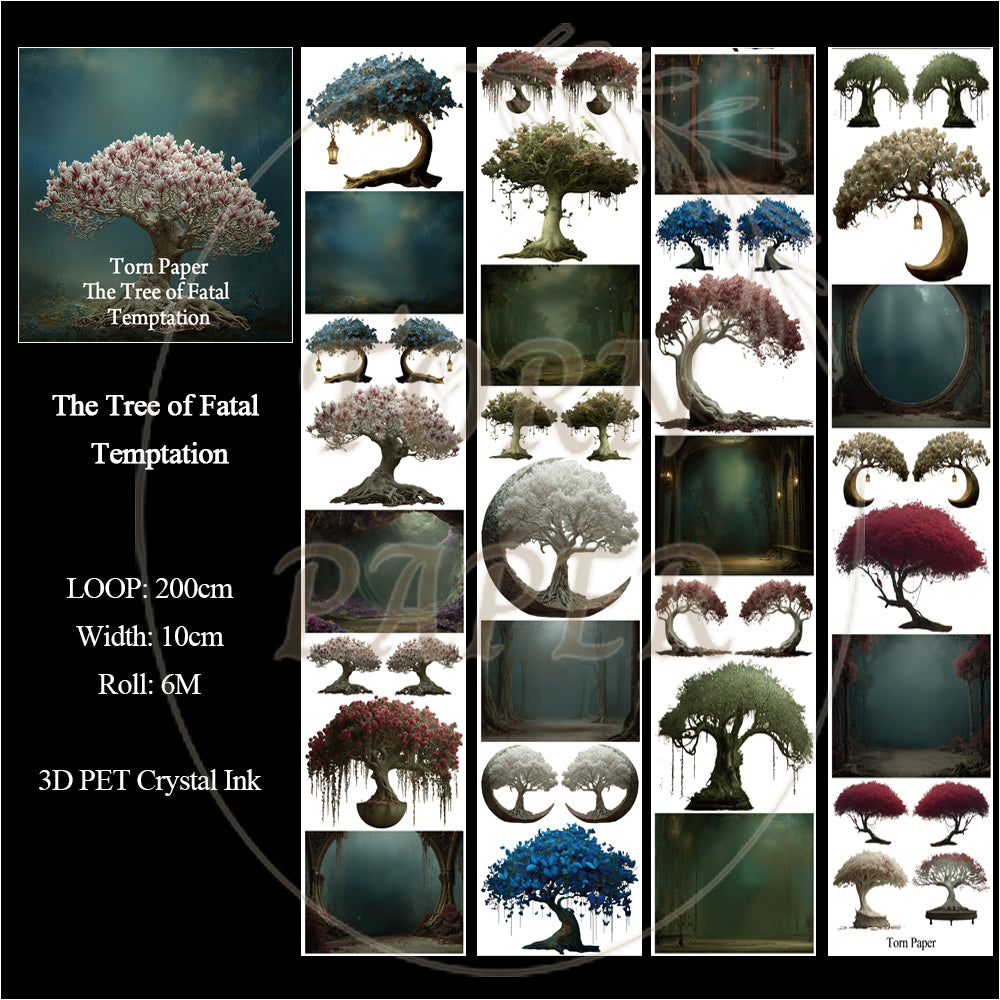 Torn Paper_  The Tree of Fatal Temptation 3D Print PET Tape 200cm TPM 035[1Loop]