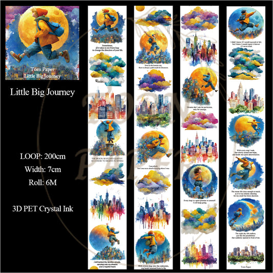 Torn Paper_ Little Big Journey 3D Print PET Tape 6m TPM 072[1Loop]