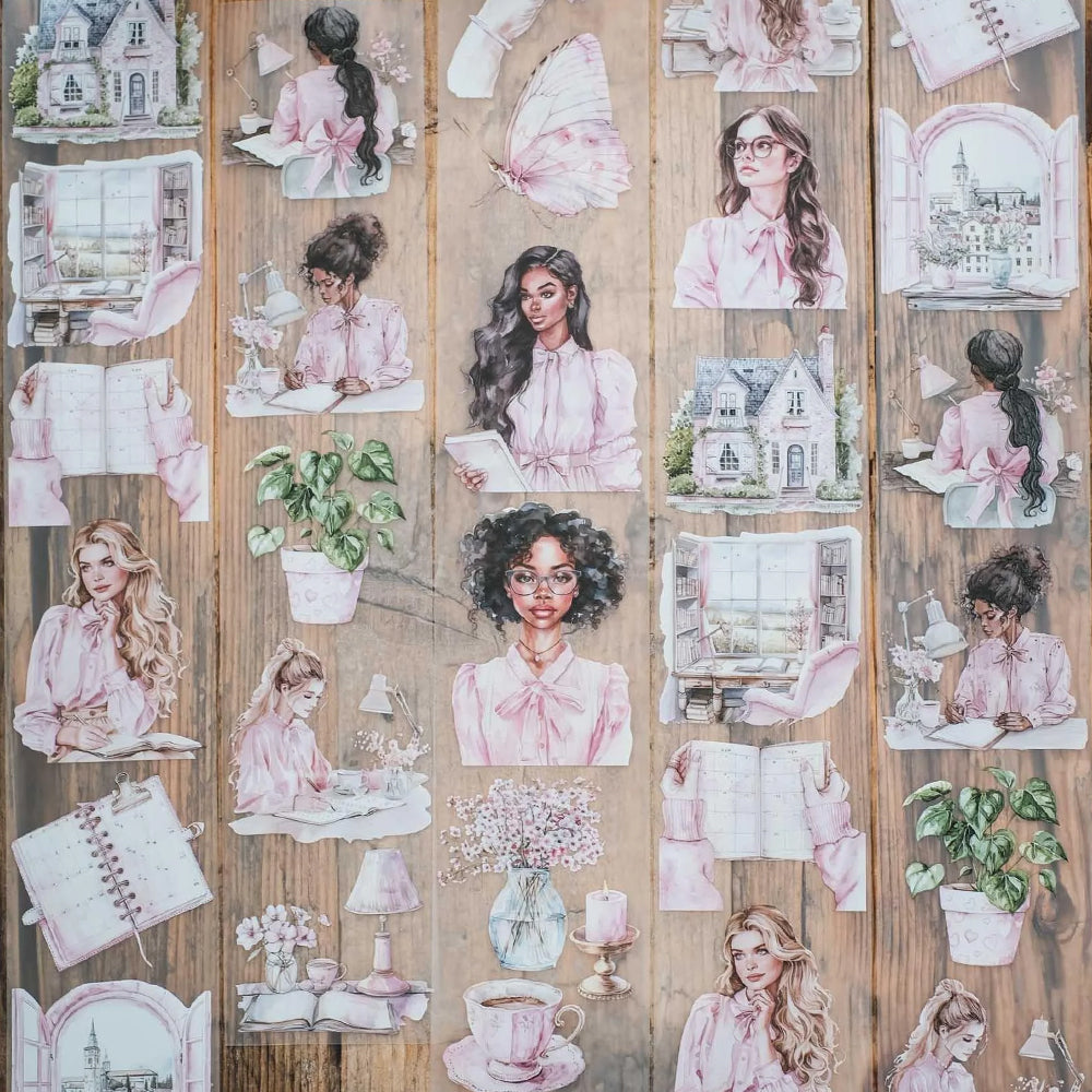 London Gifties_ Blush planner lover girls 3D Gloss PET Tape 10m[Whole] LG 289