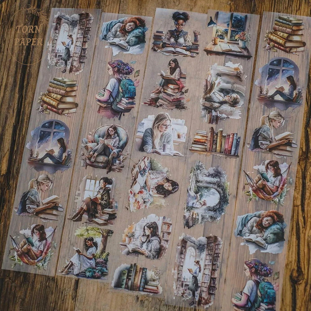 London Gifties_ Little world:book club matt PET Tape[1Loop] LG 046