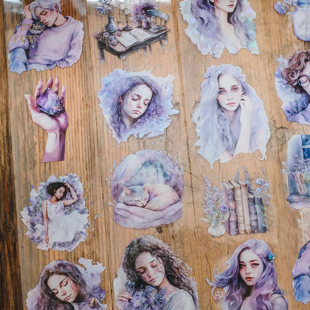London Gifties_ Lavender daydream Hologram PET Tape[1Loop] LG 091