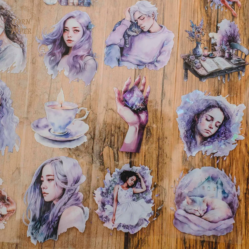 London Gifties_ Lavender daydream Hologram PET Tape[1Loop] LG 091