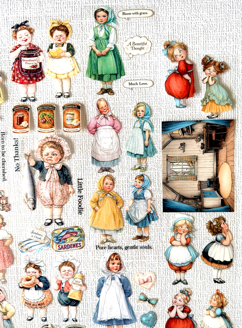 Torn Paper_ Sweet Innocence 3D Print PET Tape 200cm TPM 112[1Loop]