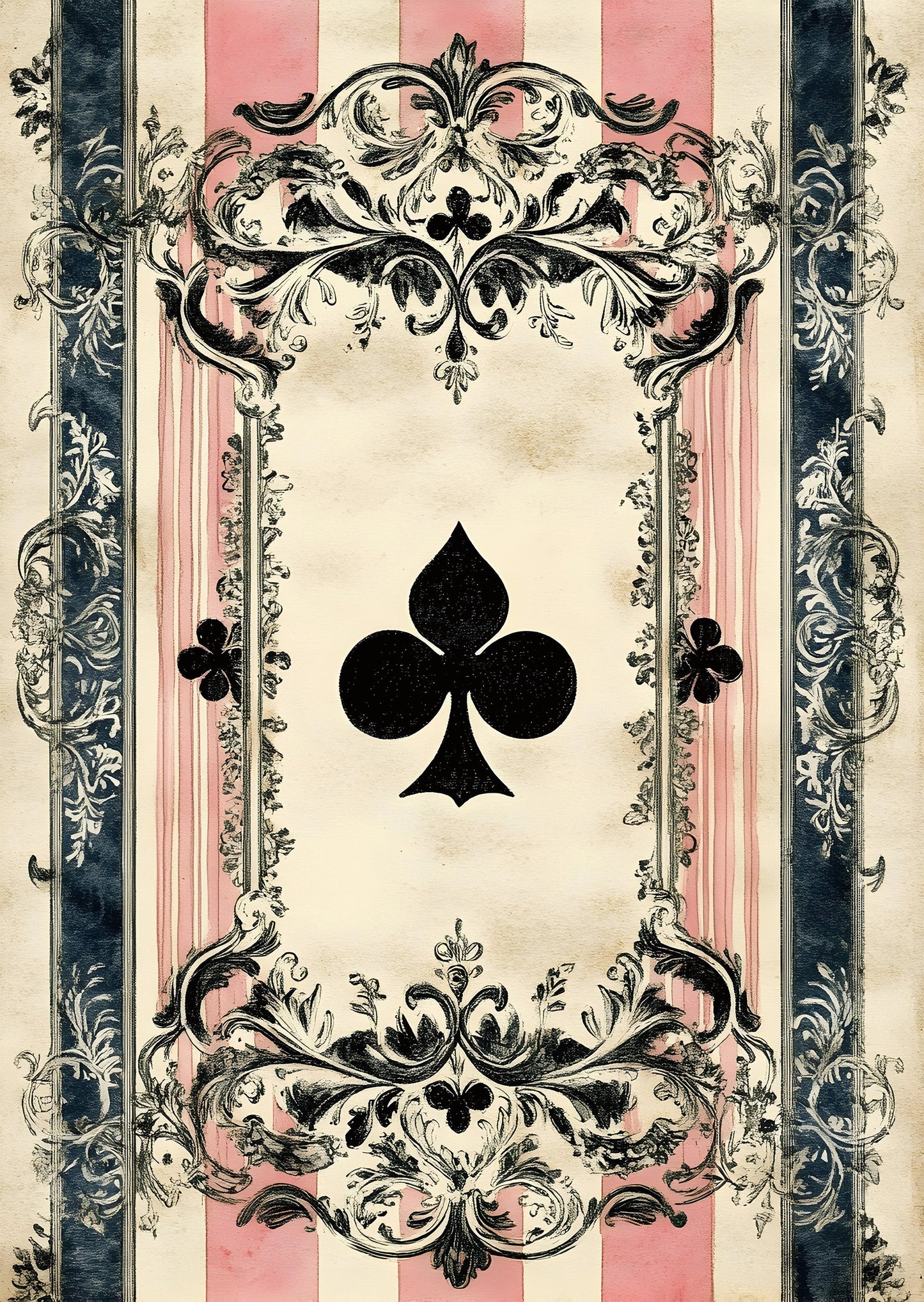 Torn Paper Scrapbooking Papers The Queen's Deck TPB-031