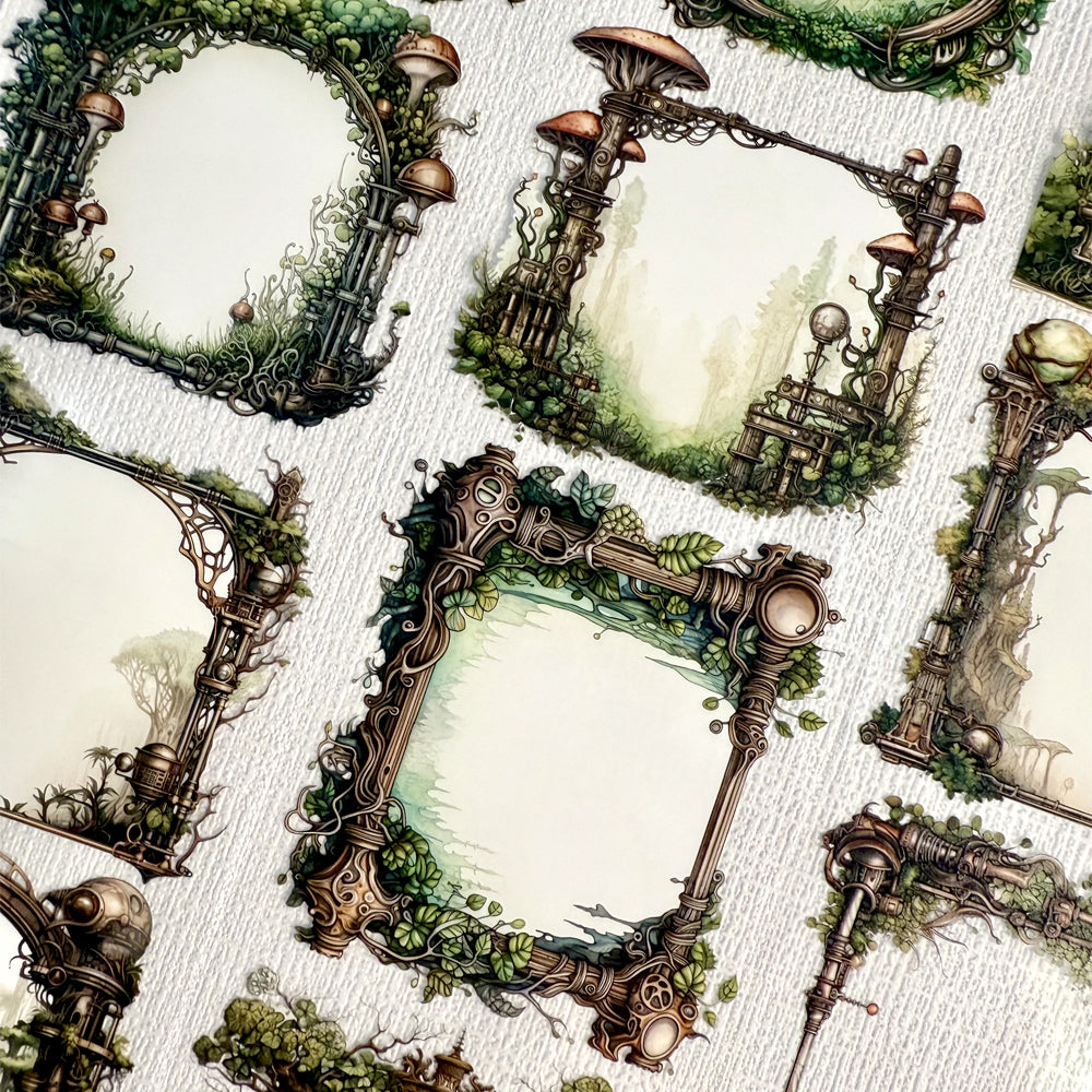 Torn Paper_ Steampunk Grove 3D Print PET Tape 200cm TPM 033[1Loop]