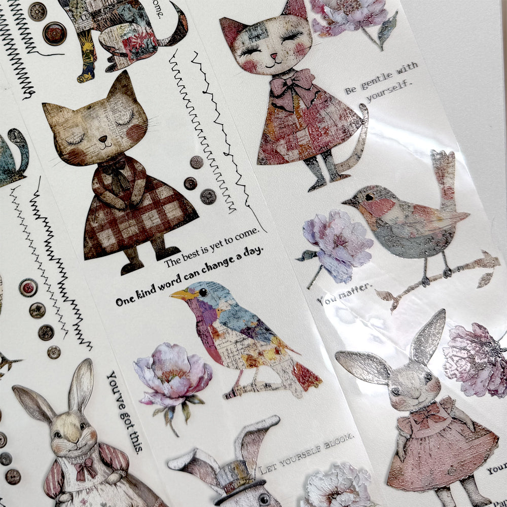 Torn Paper_ Have fun with paper collage! 3D Print PET Tape 200cm TPM 020[1Loop]