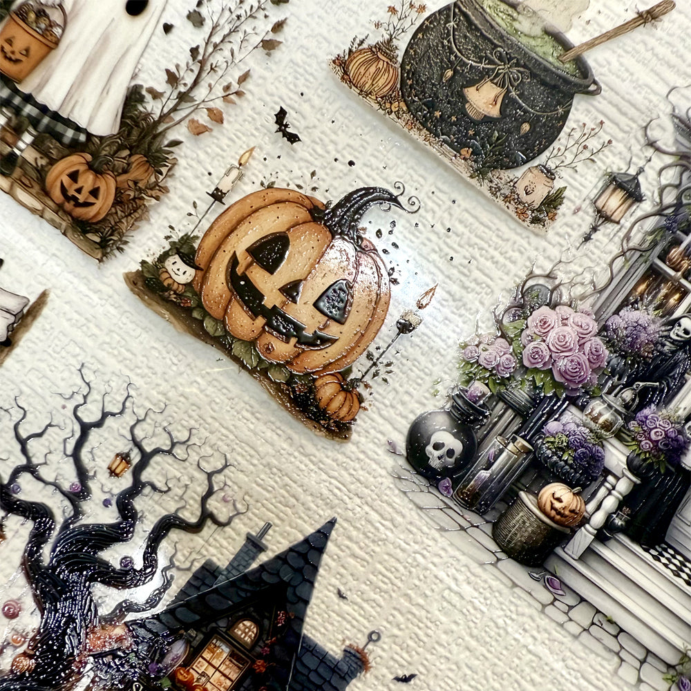 Torn Paper_ A Magical Halloween for Children 3D Print PET Tape 6m TPM 027[Whole]