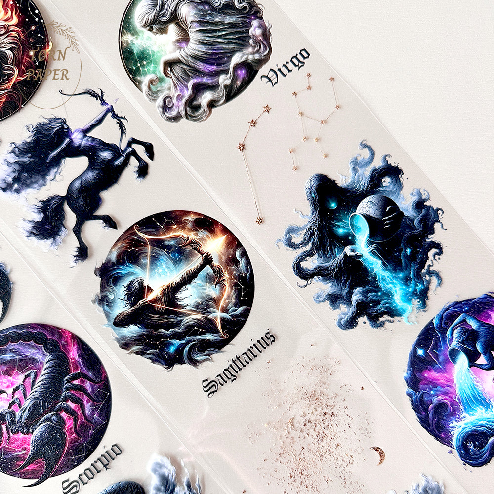 Torn Paper_ The mysterious zodiac 3D Print PET Tape 6m TPM 011[Whole]