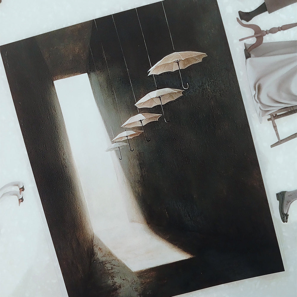 Torn Paper_ Museum of Small Dreams 3D Print PET Tape 6m TPM 066[1Loop]