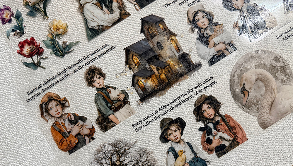 Torn Paper_ Children of the Golden Earth 3D Print PET Tape 200cm TPM 099[1Loop]