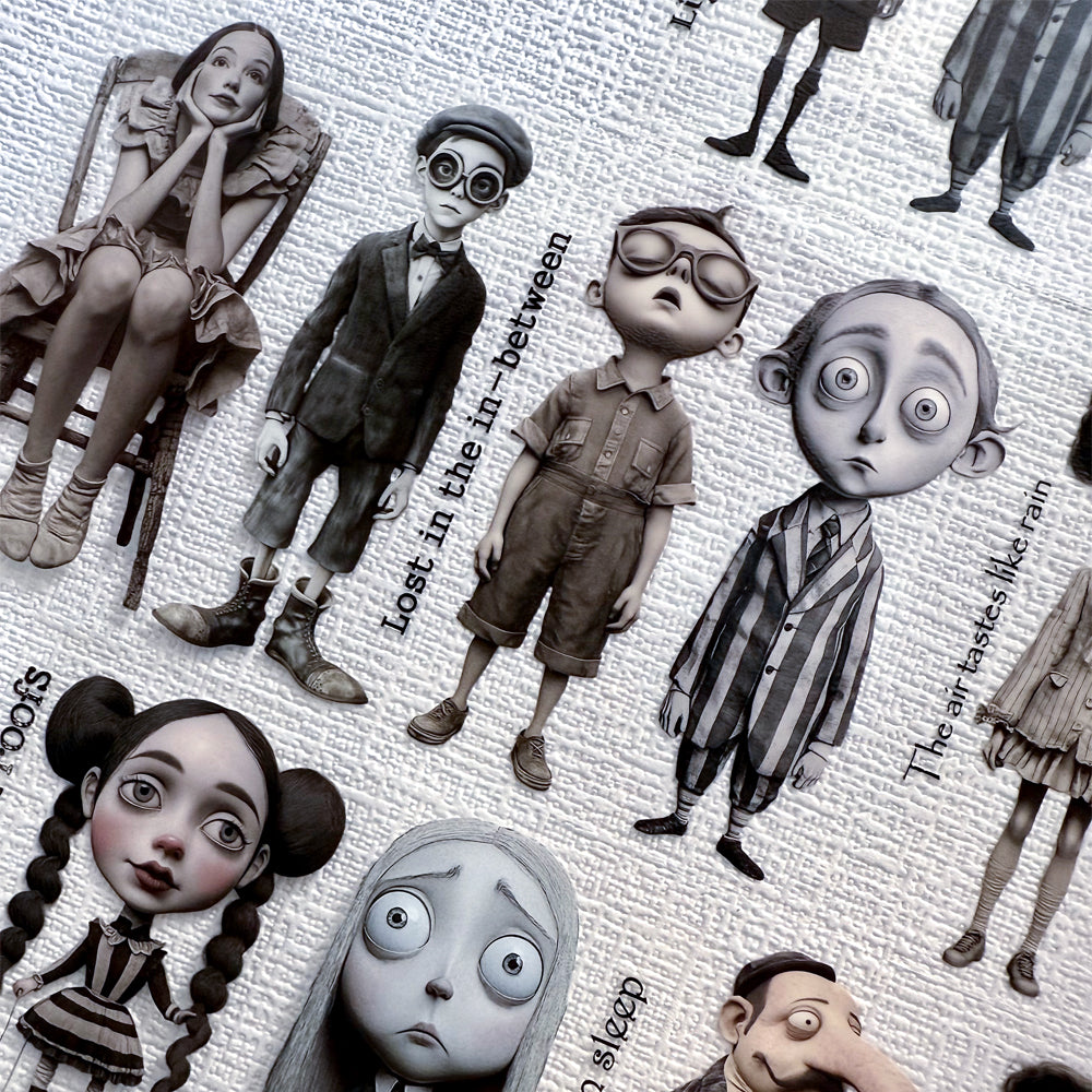 Torn Paper_ Whimsy Wanderers 3D Print PET Tape 6m TPM 036[Whole]