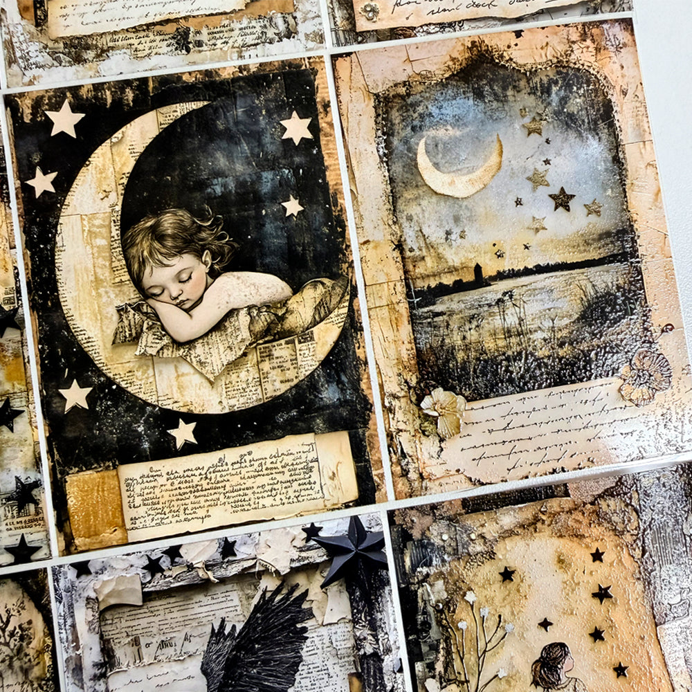 Torn Paper_ Moonlight Whispers 3D Print PET Tape 200cm TPM 047[1Loop]