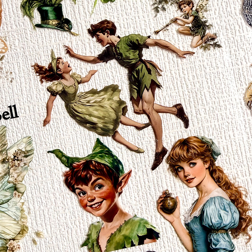Torn Paper_ Enchanted Neverland Voyage 3D Print PET Tape 200cm TPM 085[1Loop]