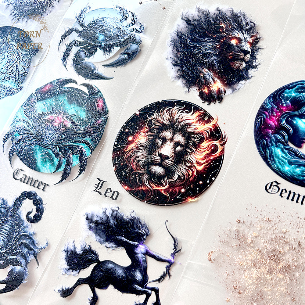 Torn Paper_ The mysterious zodiac 3D Print PET Tape 6m TPM 011[Whole]