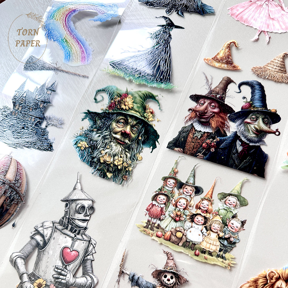 Torn Paper_ Wizard of Oz 3D Print PET Tape 200cm TPM 014[1Loop]