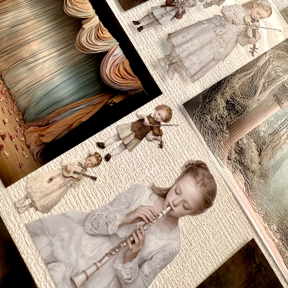 Torn Paper_  Celestial Harmony 3D Print PET Tape 200cm TPM 030[1Loop]