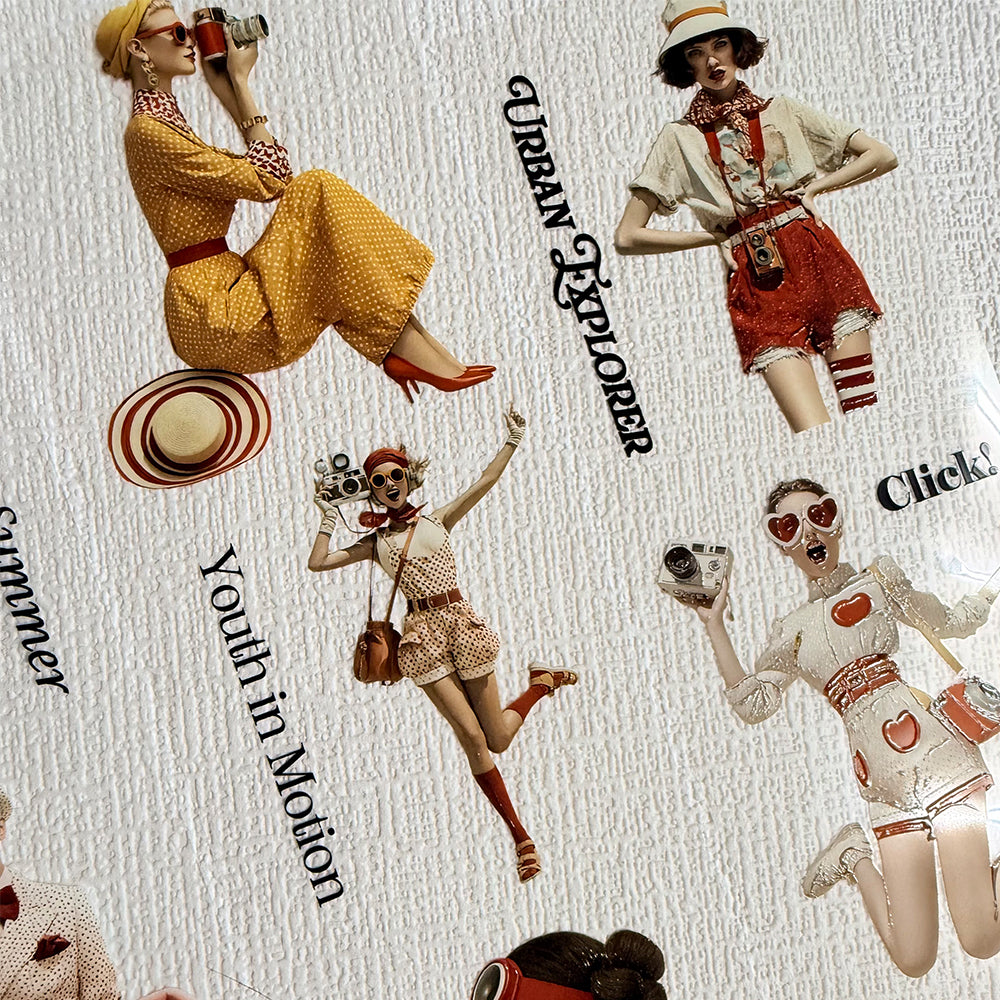 Torn Paper_ Click! Click! Picnic! 3D Print PET Tape 200cm TPM 094[1Loop]