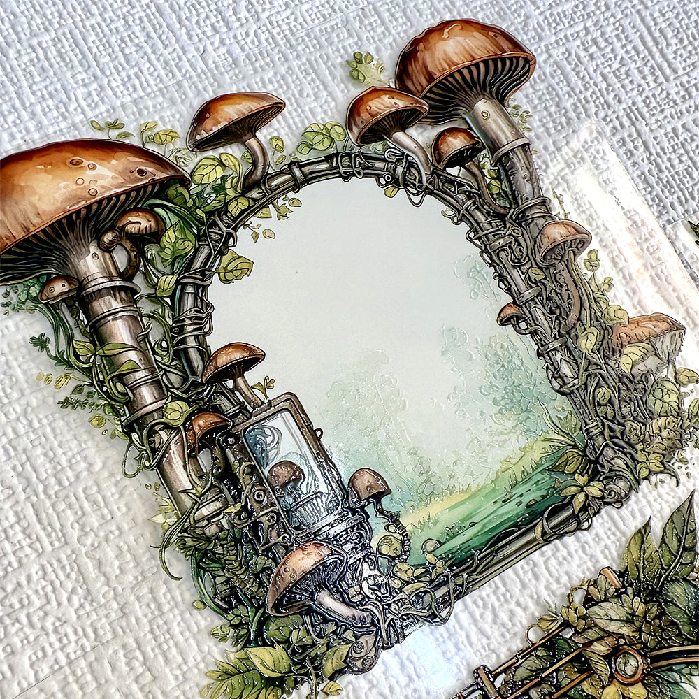 Torn Paper_ Steampunk Grove 3D Print PET Tape 200cm TPM 033[1Loop]