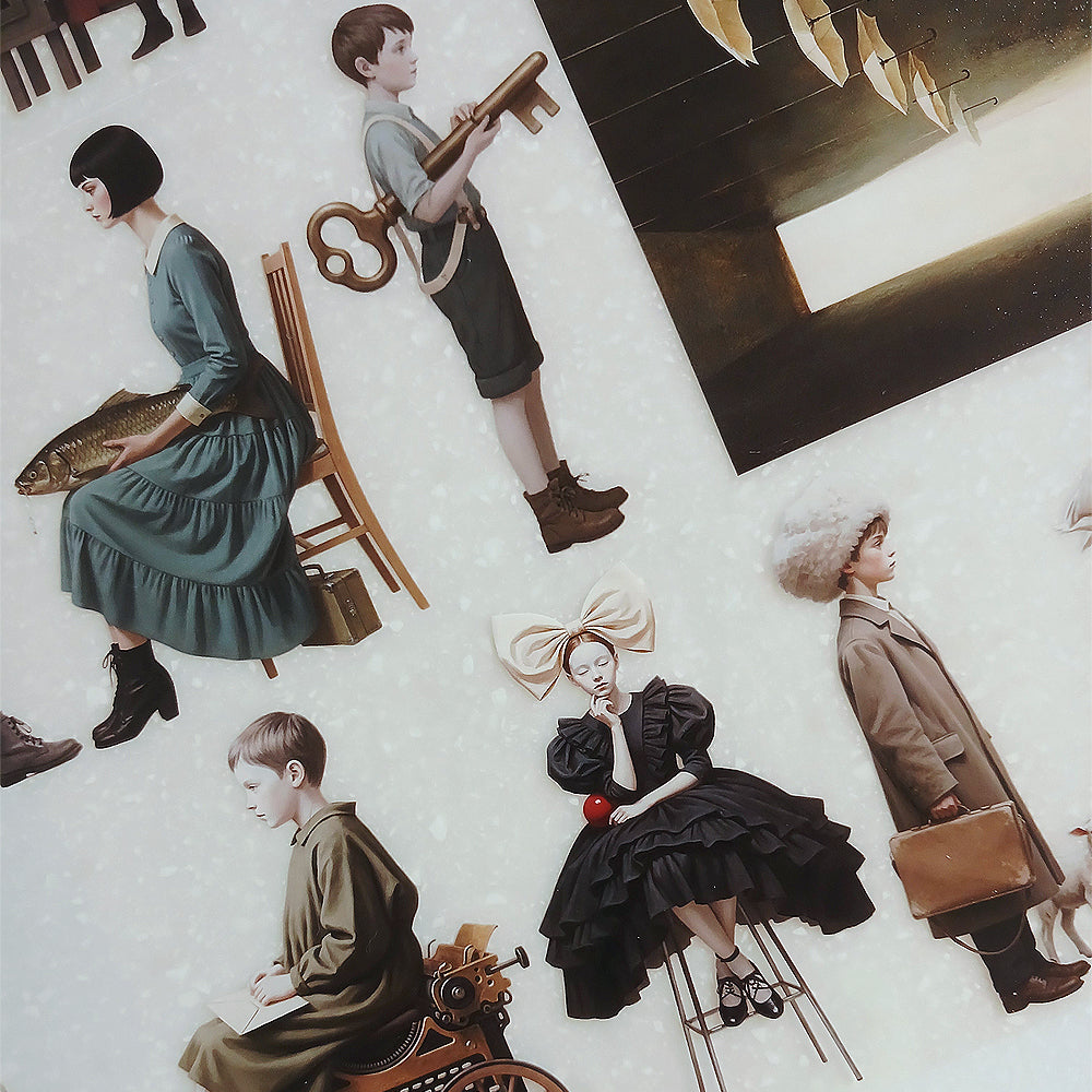 Torn Paper_ Museum of Small Dreams 3D Print PET Tape 6m TPM 066[1Loop]