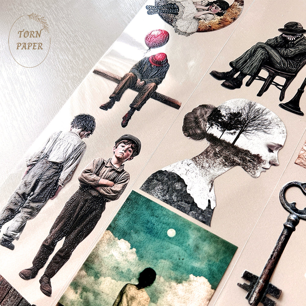 Torn Paper_ The end of one's mind 3D Print PET Tape 6m TPM 010[Whole]