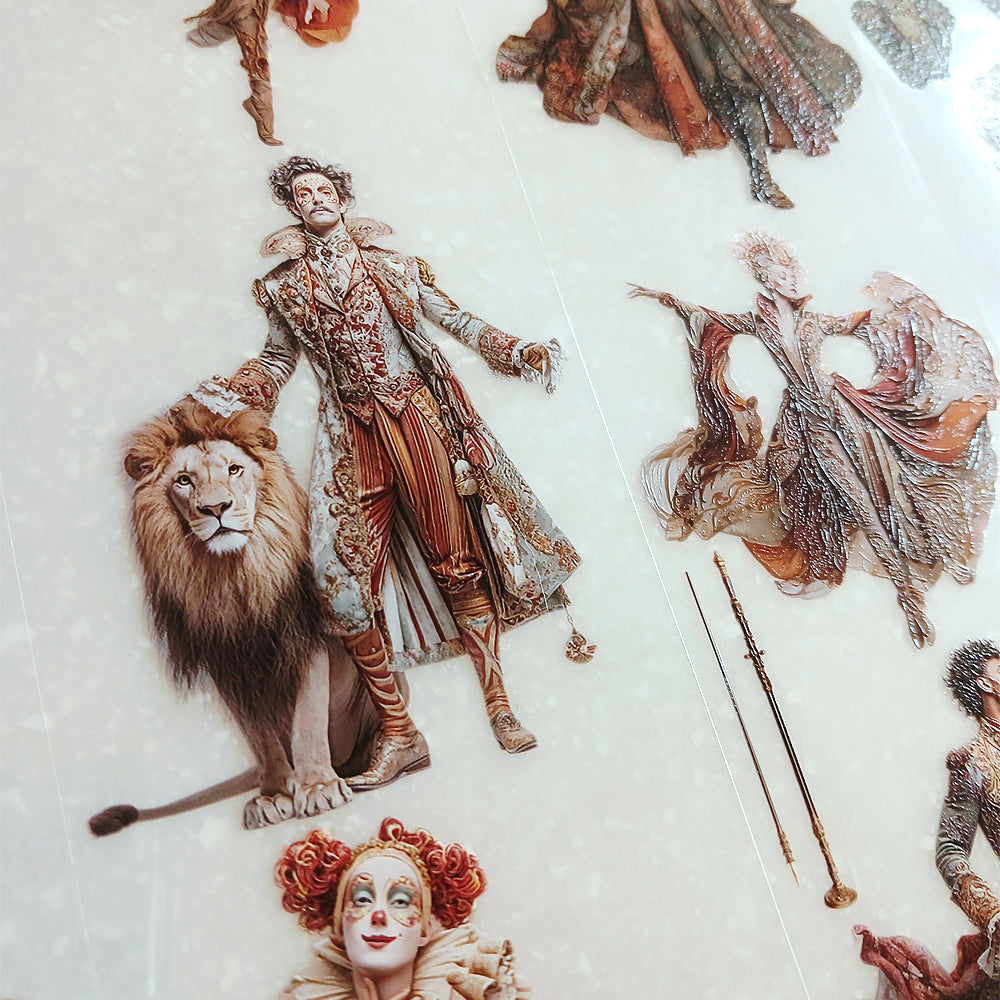 Torn Paper_ Golden Carnival 3D Print PET Tape 6m TPM 063[Whole]