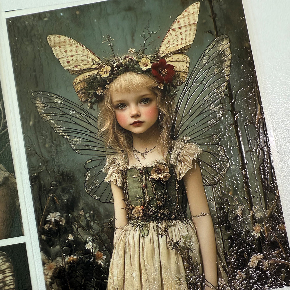 Torn Paper_ A little woodland fairy 3D Print PET Tape 6m TPM 017[Whole]