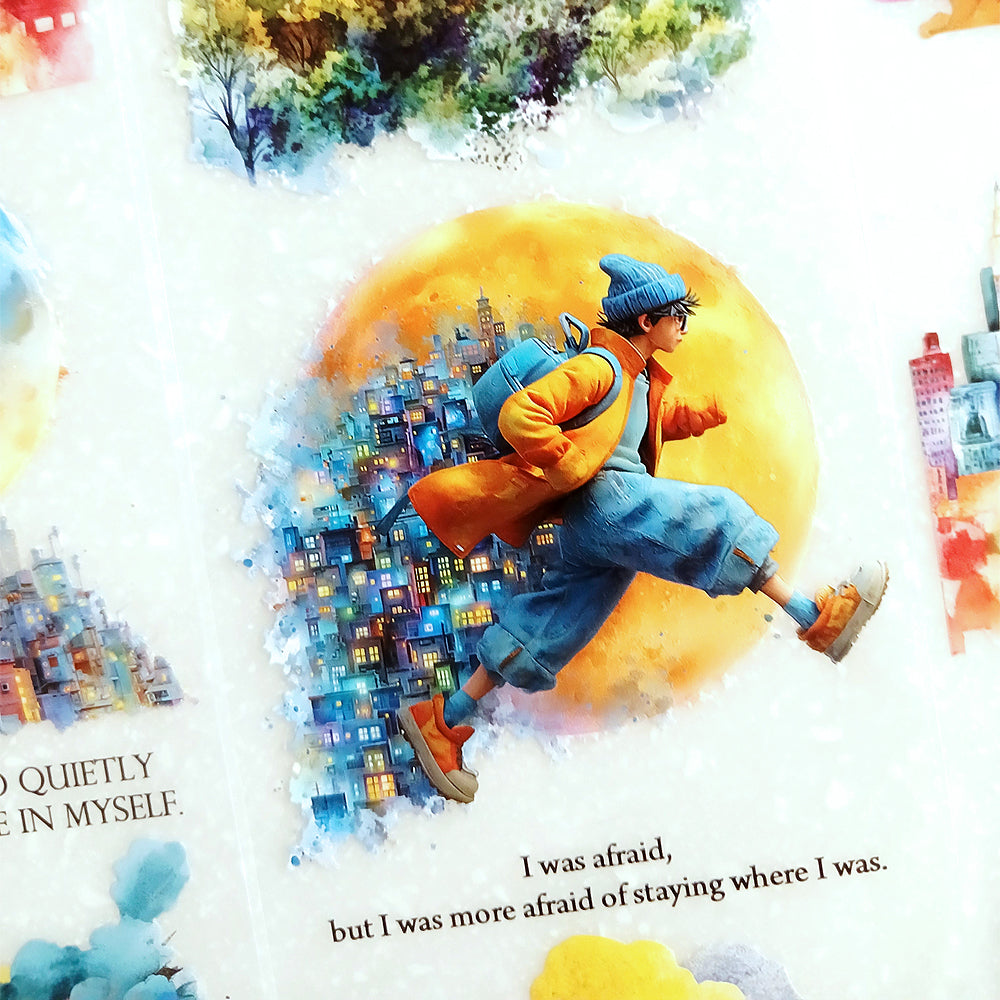 Torn Paper_ Little Big Journey 3D Print PET Tape 6m TPM 072[1Loop]