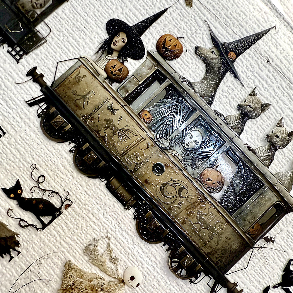 Torn Paper_ Creepy yet classy and charming 3D Print PET Tape 200cm TPM 031[1Loop]