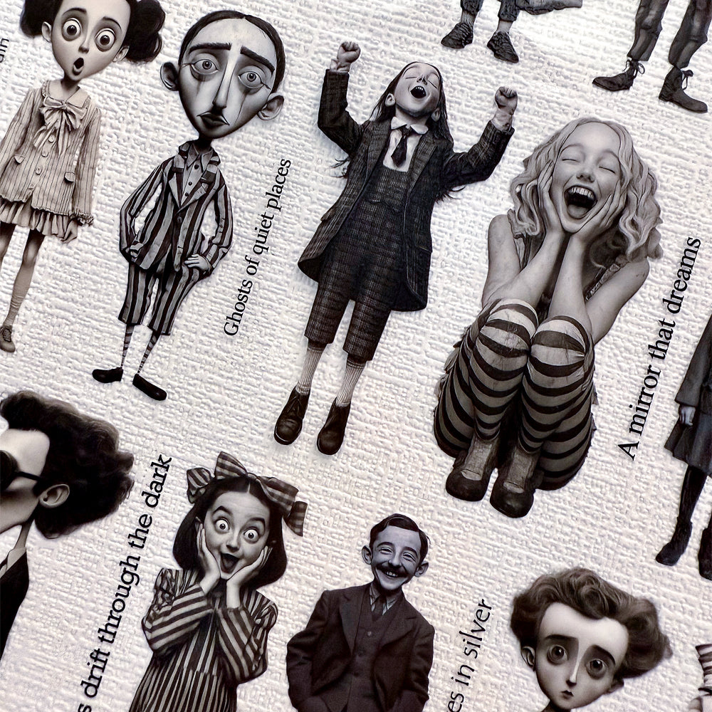 Torn Paper_ Whimsy Wanderers 3D Print PET Tape 6m TPM 036[Whole]