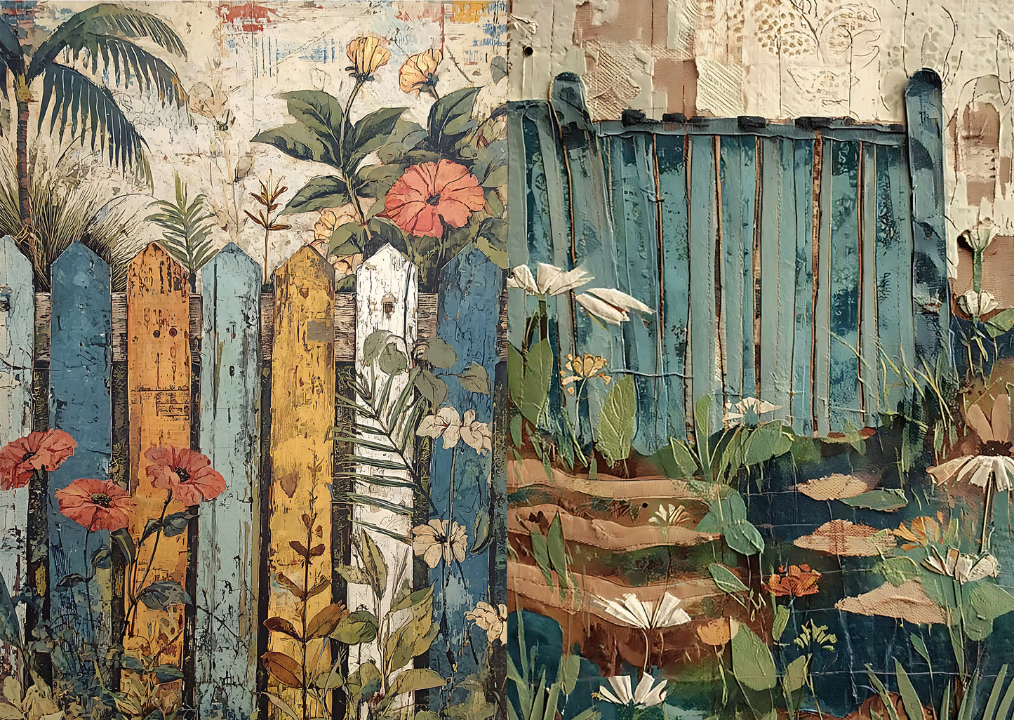 Torn Paper Scrapbooking Papers Artisan Texture Collection TPB-001