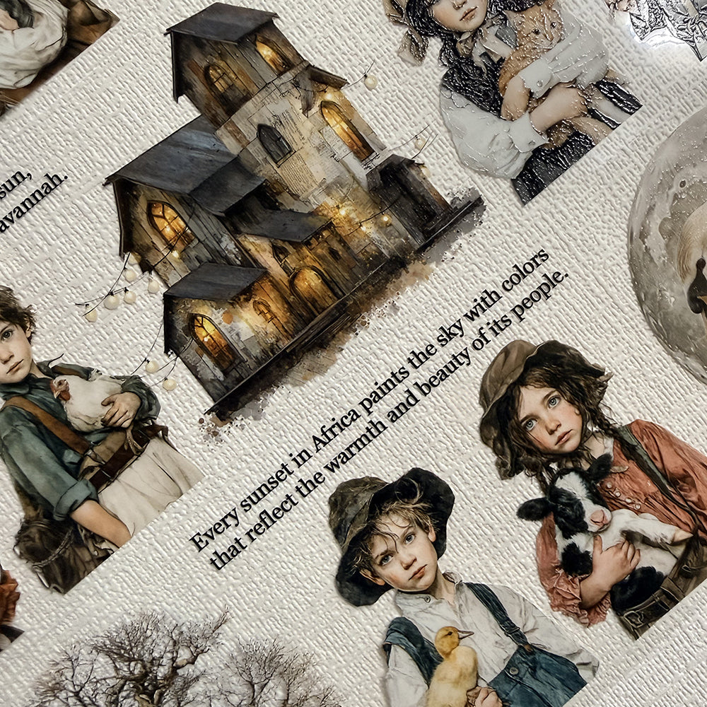 Torn Paper_ Children of the Golden Earth 3D Print PET Tape 200cm TPM 099[1Loop]