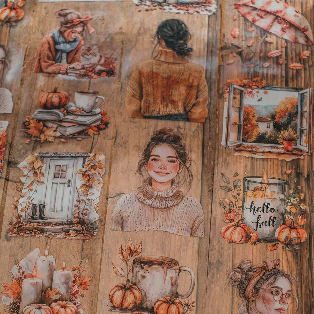 London Gifties_ Cosy & chill fall 3D Gloss PET Tape 10m[1Loop] LG 335