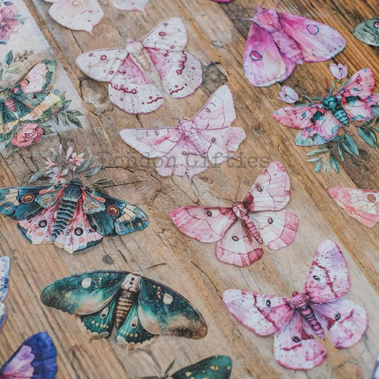 London Gifties_ Radiant moths 3D Gloss PET Tape[1Loop] LG 261
