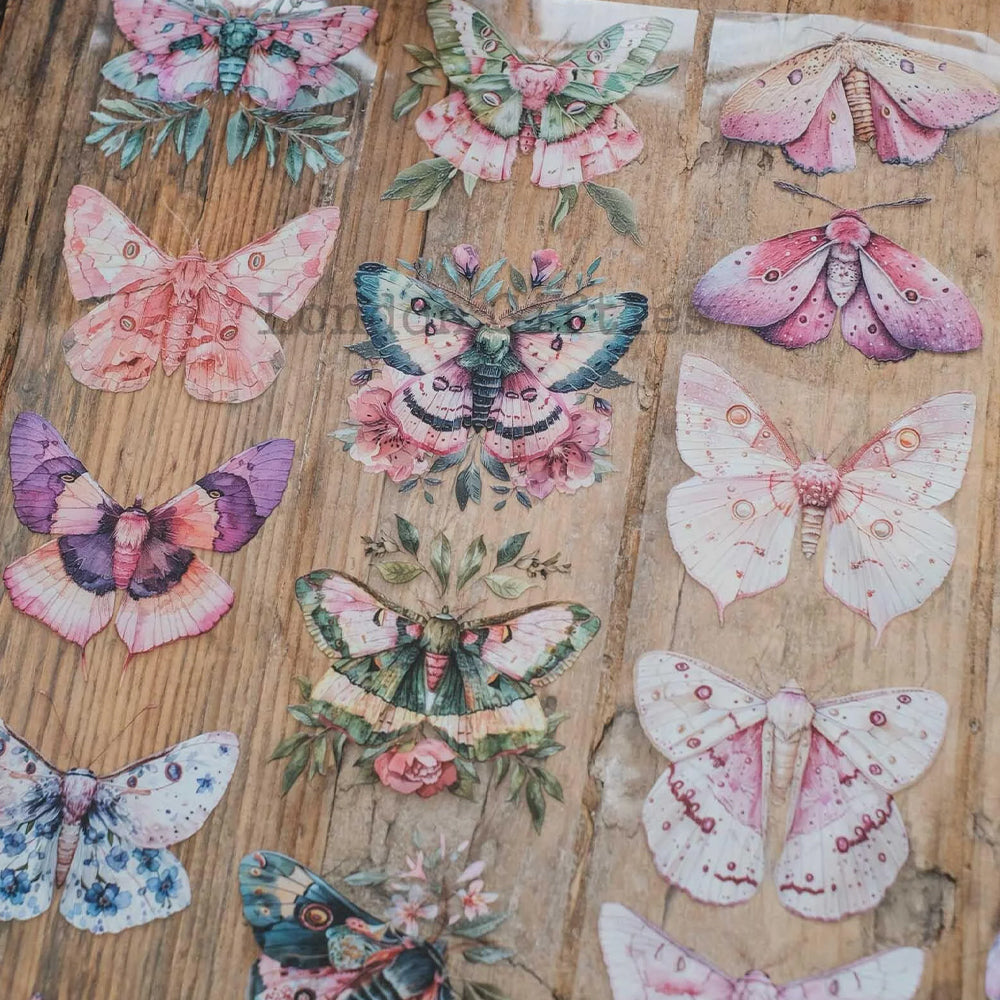 London Gifties_ Radiant moths 3D Gloss PET Tape[1Loop] LG 261