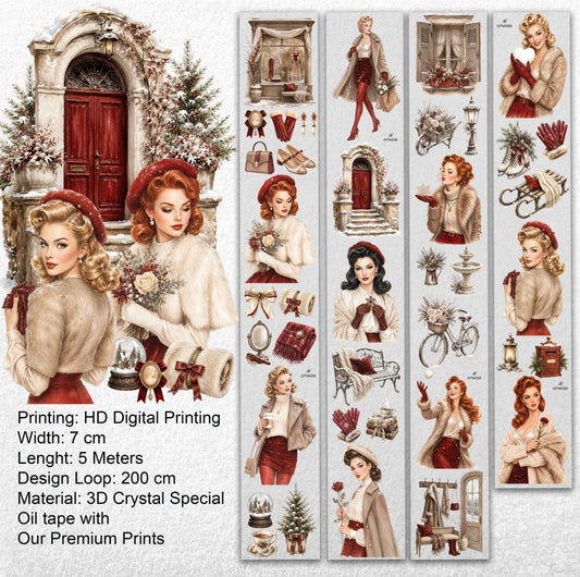 Onwize_ Journal Supplies Crimson Winter 3D Crystal Ink OW 266[Whole]