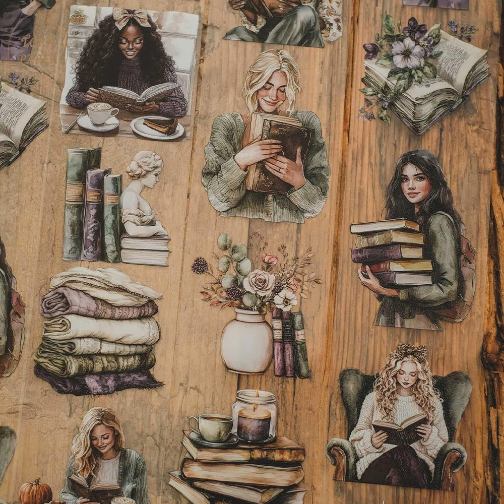 London Gifties_ Magical cottage book lovers 3D Gloss PET Tape 10m[Whole] LG 422