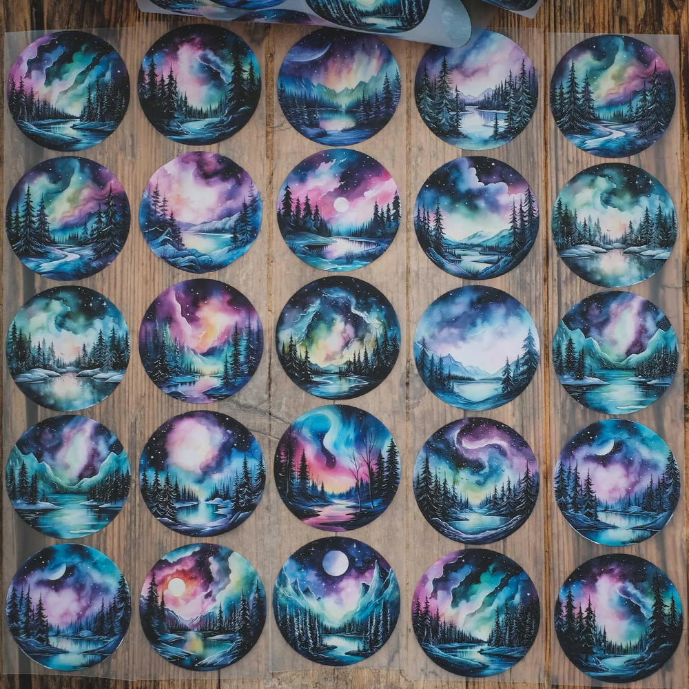 London Gifties_ Aurora Borealis 3D Gloss PET Tape 10m[1Loop] LG 279