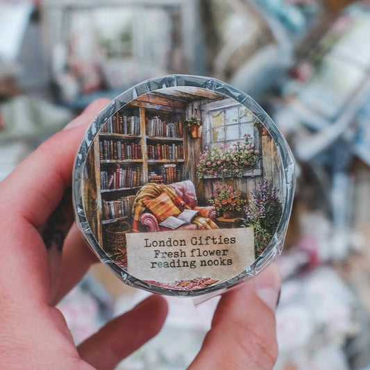 London Gifties_ Fresh flower reading nooks 3D Gloss PET Tape[1Loop] LG 265