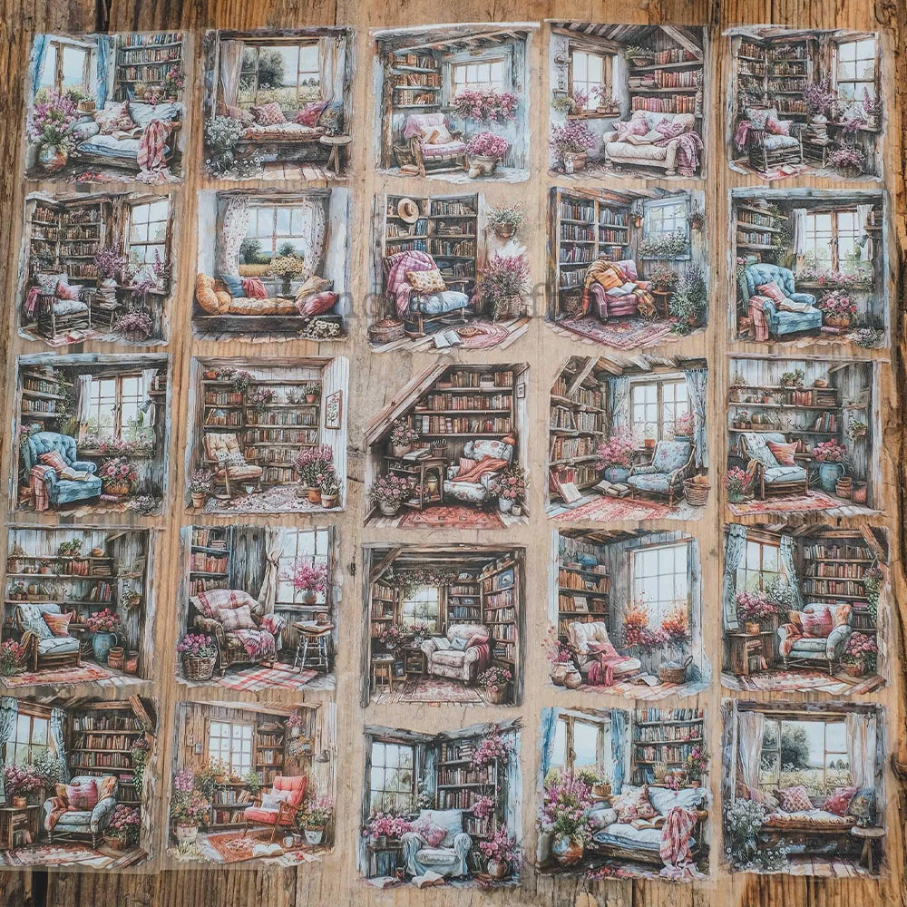 London Gifties_ Fresh flower reading nooks 3D Gloss PET Tape[1Loop] LG 265