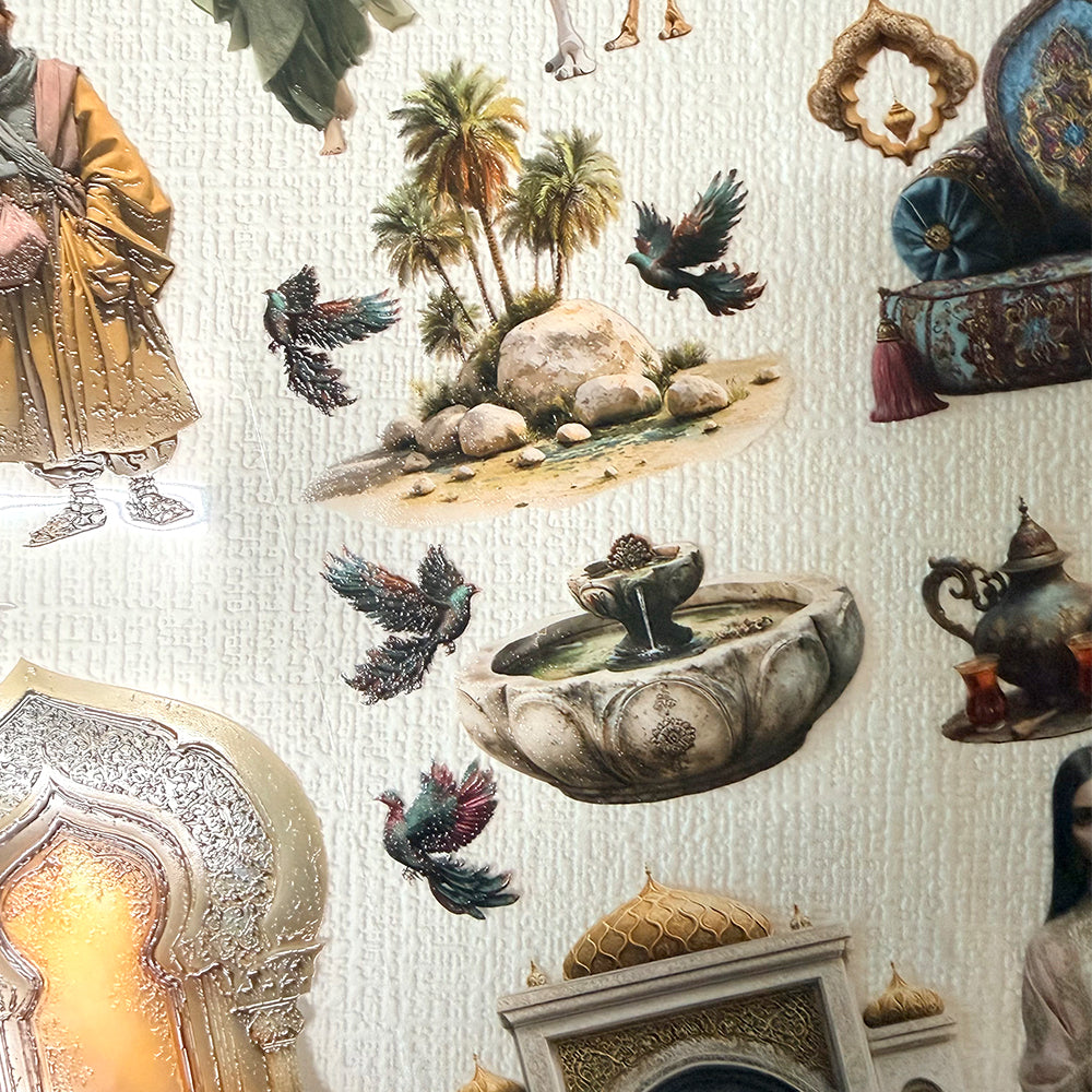 Torn Paper_ Arabian Nights 3D Print PET Tape 6m TPM 093[Whole]